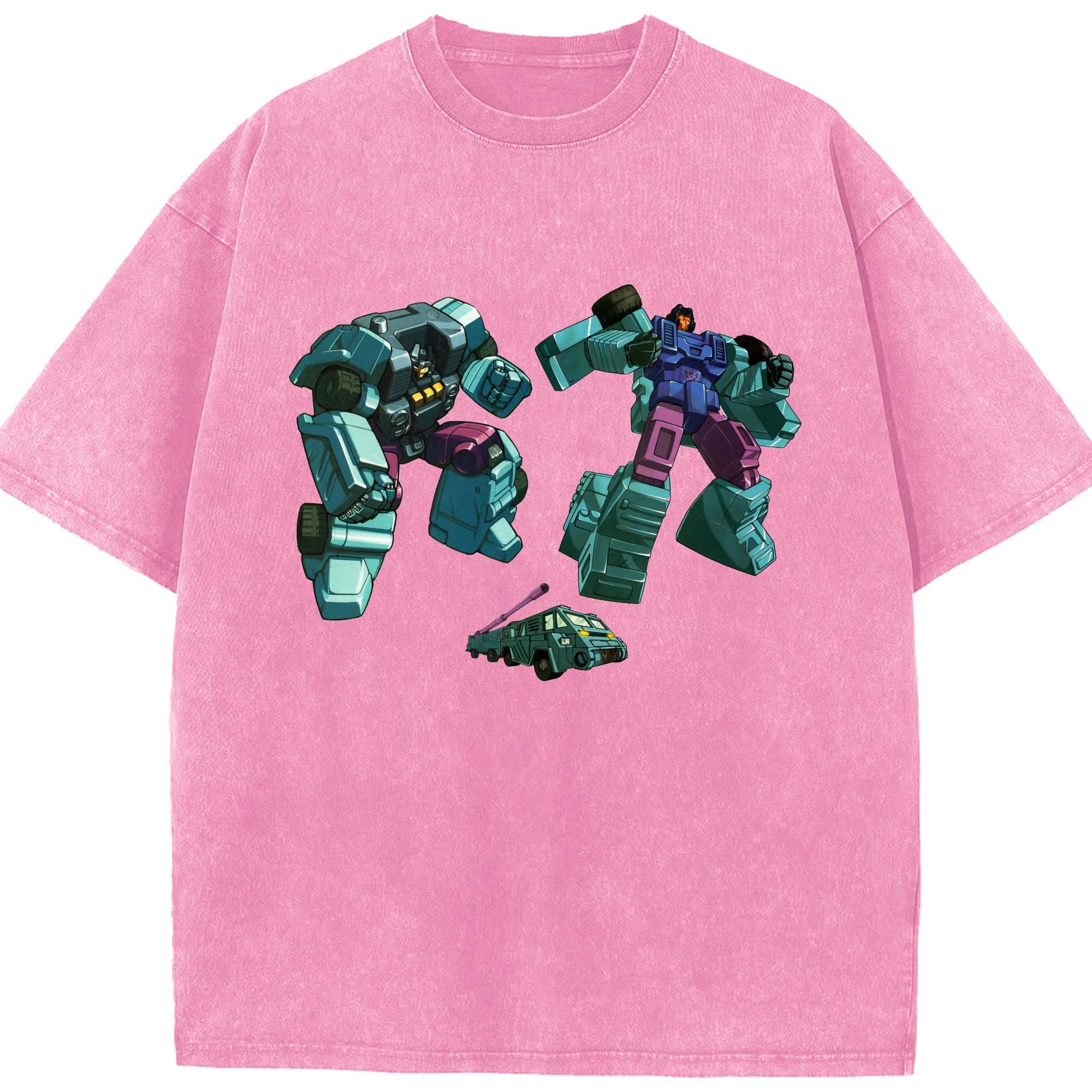 （画像用）  綿100% ヴィンテージ風 半袖Tシャツ（フロントプリント）